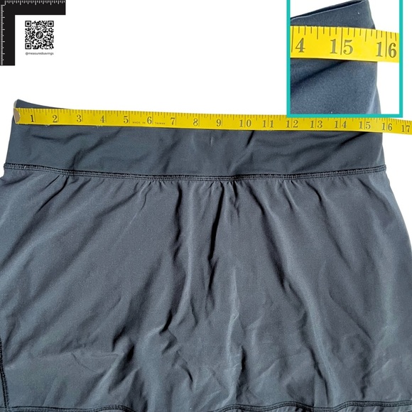 Lululemon (8 - EUC) Black Pace Setter Skirt - Picture 9 of 11